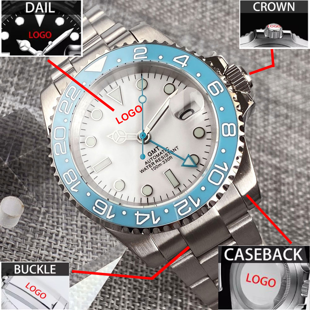 Jewelry Watch - Customized 40mm Ice Blue Dial 200M