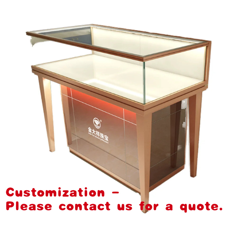 Jewellery Watches - custom.Luxury LED Light Aluminum Glass Display