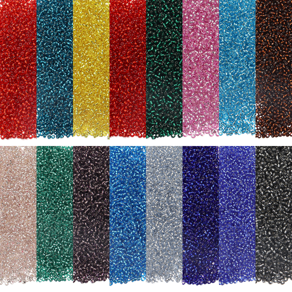 Hoop Earrings - 1150/5750pcs 2mm Glass Beads Seed Beads