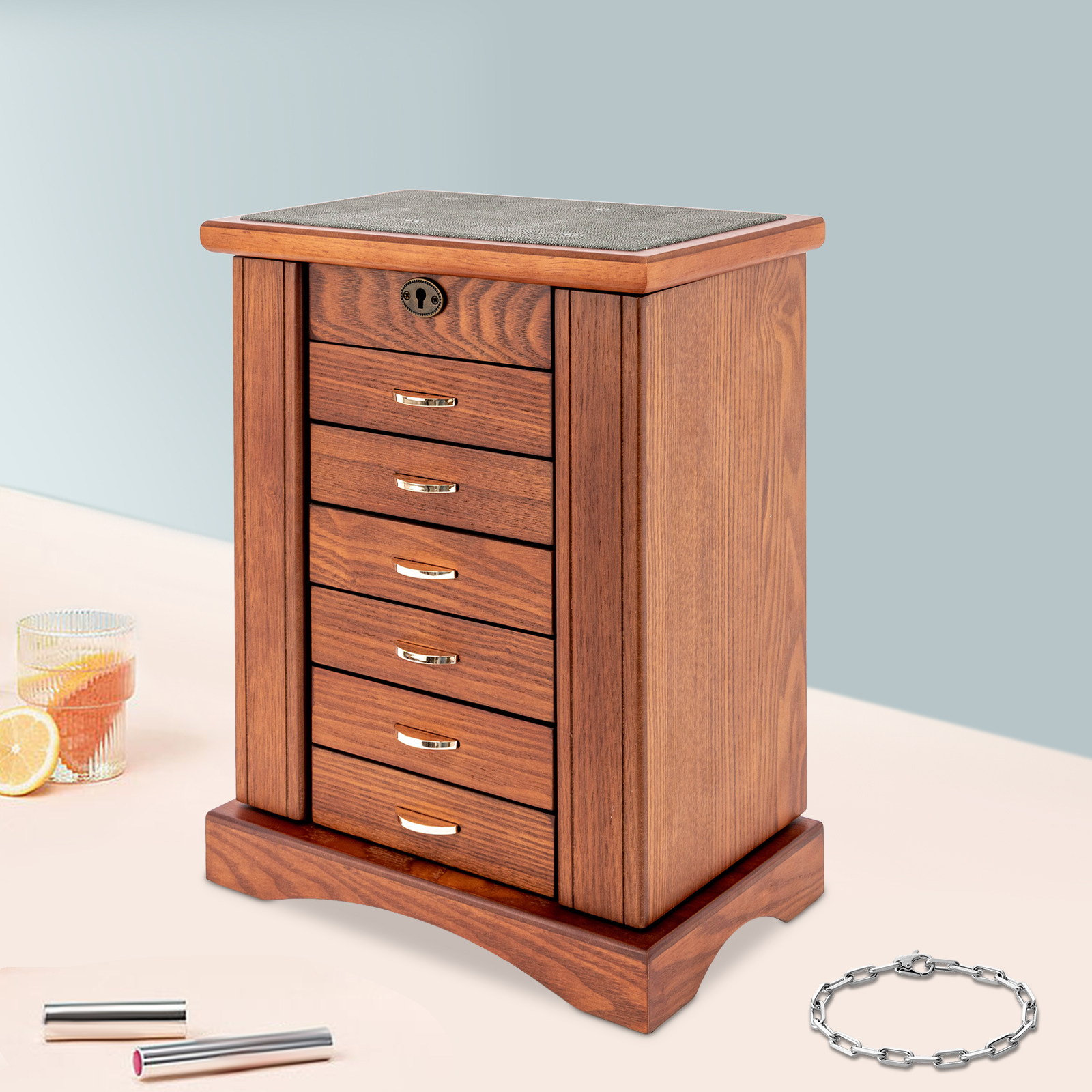7 Layers Large Jewelry Box wit - Jewelry And Watches Stores review and price
