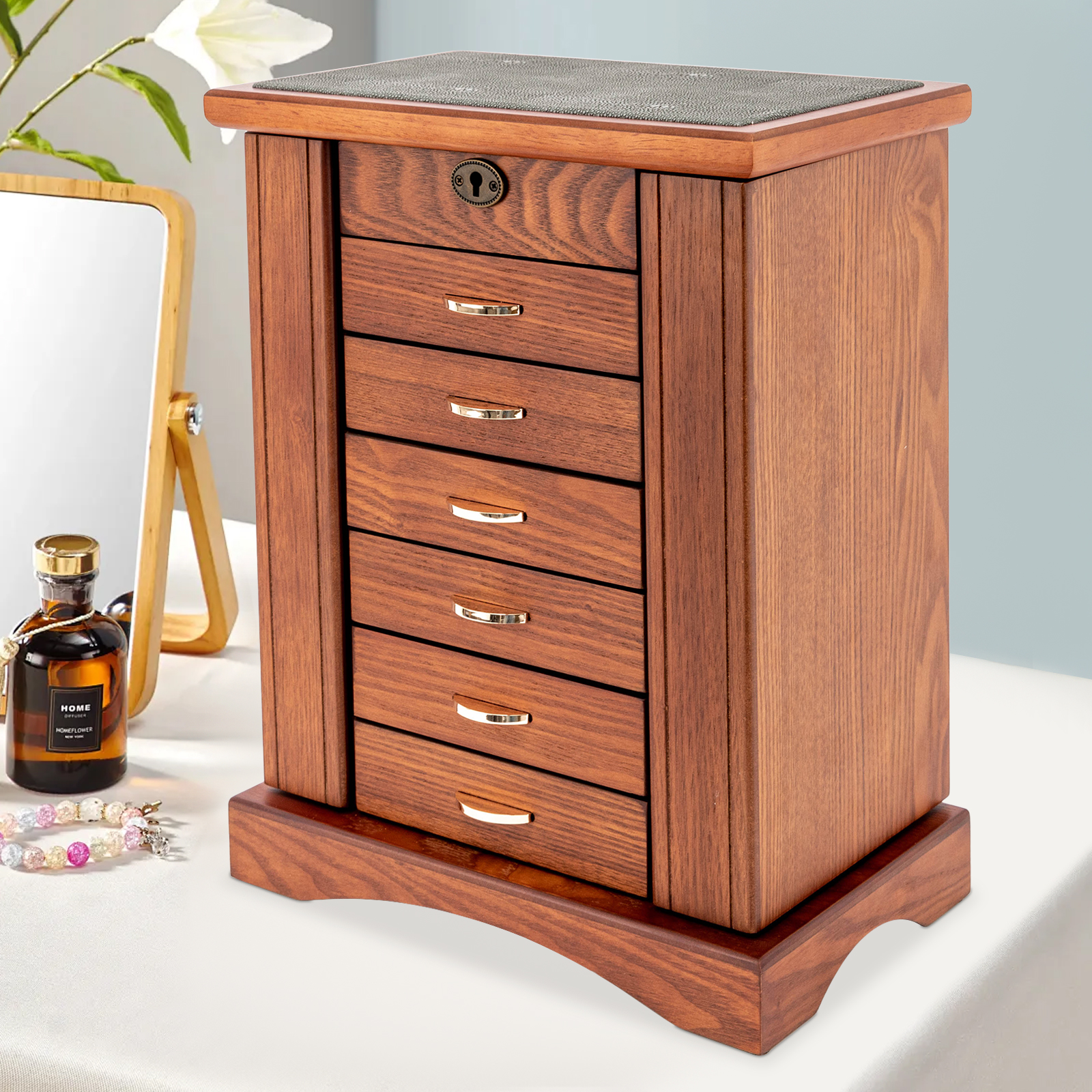 7 Layers Large Jewelry Box wit - Jewelry And Watches Stores review and price