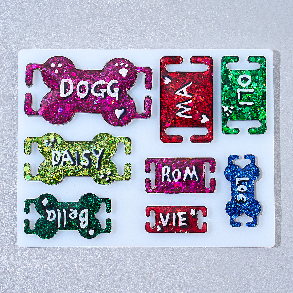DIY Cat Dog ID Tag Silicone Mo - Engraved Name Necklace review and price