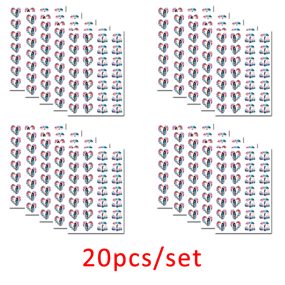 20pcs/set Heart Mother's Day P - Jewelry & Watches Store review and price