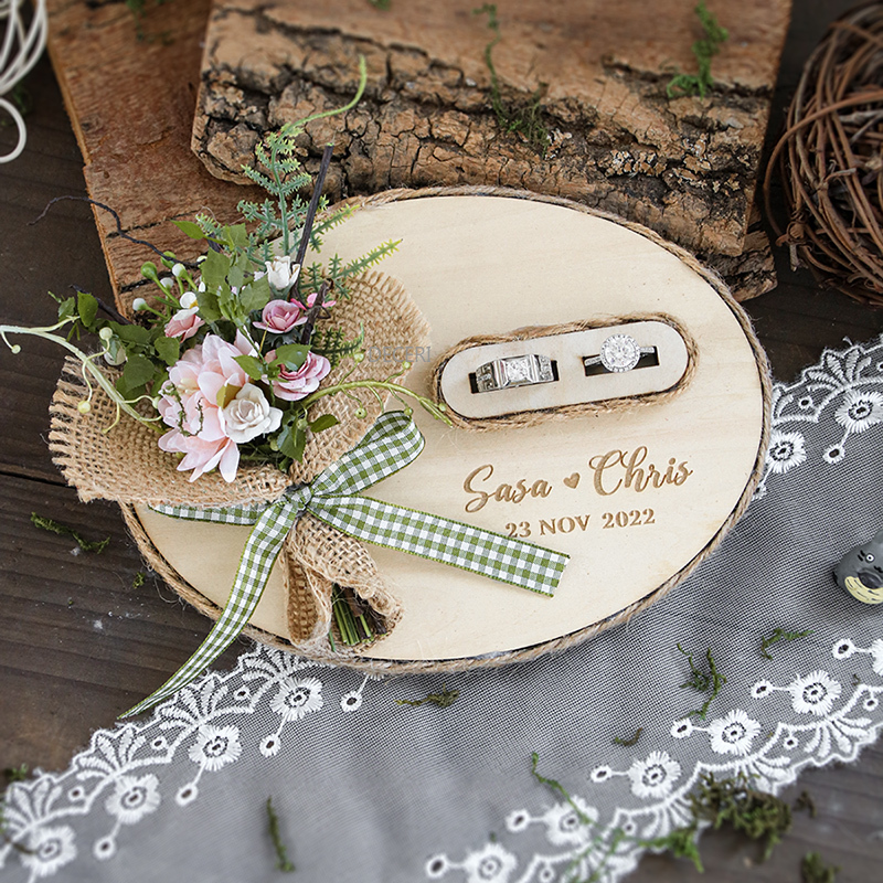 Custom Oval Wooden Flowers Eng - Al Ain Jewelry & Watches Exhibition 2025 review and price