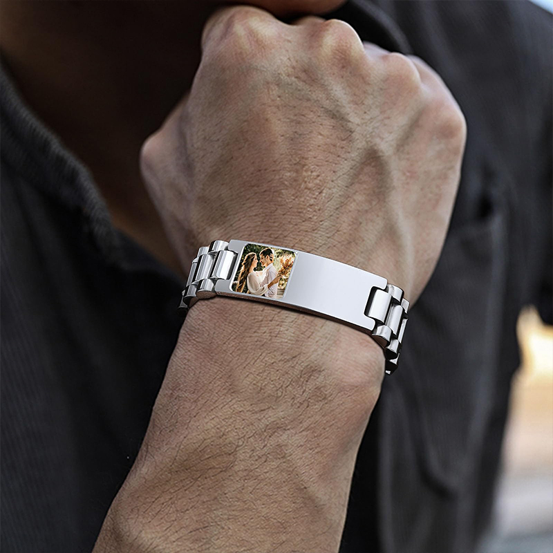 Custom Picture Text Bracelet W - Jewellery Watches review and price