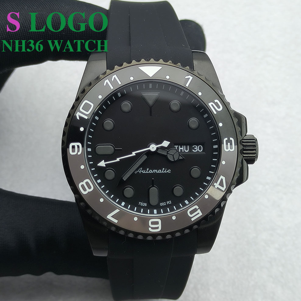 40MM NH36 Watch Black Men's St - Jewellery Watches review and price