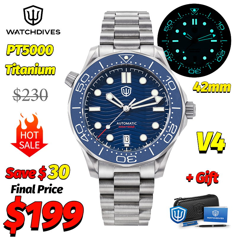 Watchdives WD007 V4 007 NTTD M - Jewellery Watches review and price