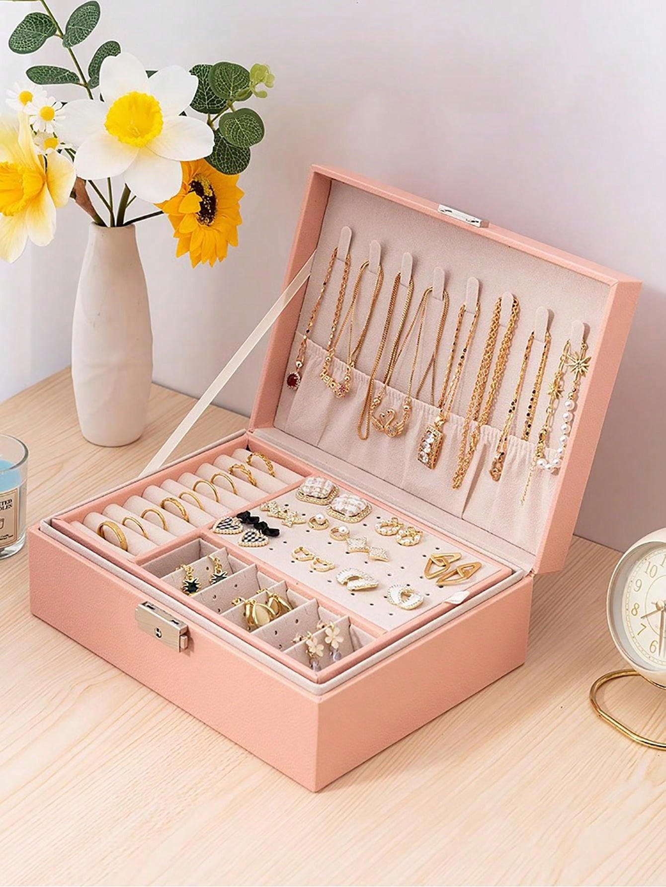 1pc Jewelry Storage Box, Large - Jewelry And Watches Stores review and price