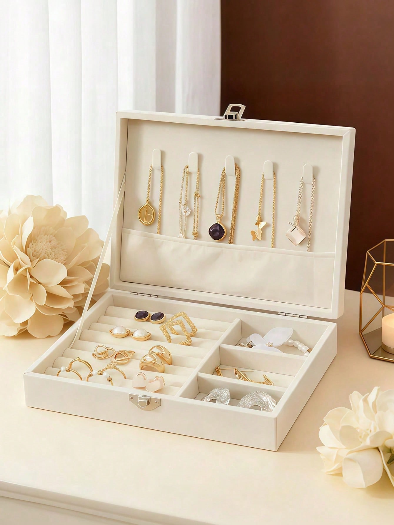 1pc Jewelry Storage Box, Large - Jewelry And Watches Stores review and price