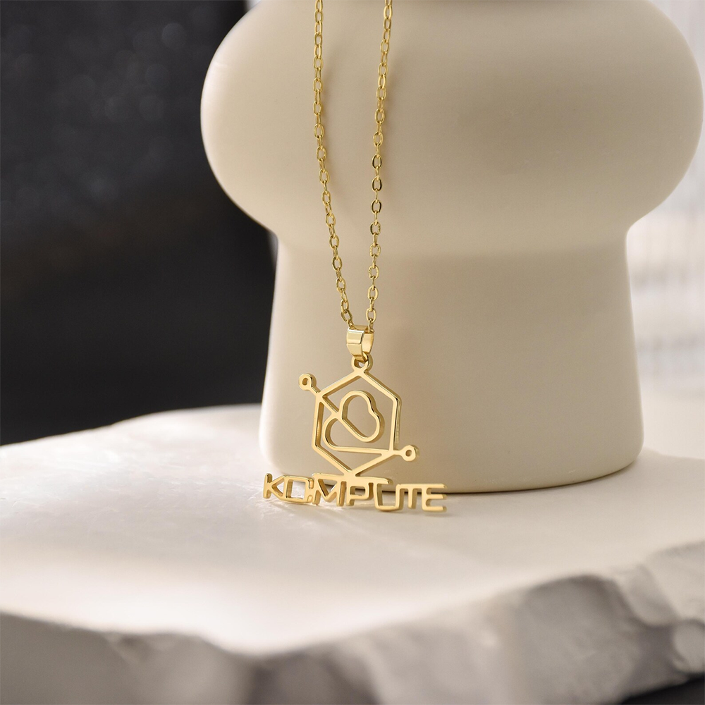 Custom Company Logo Necklace P - Engraved Name Necklace review and price