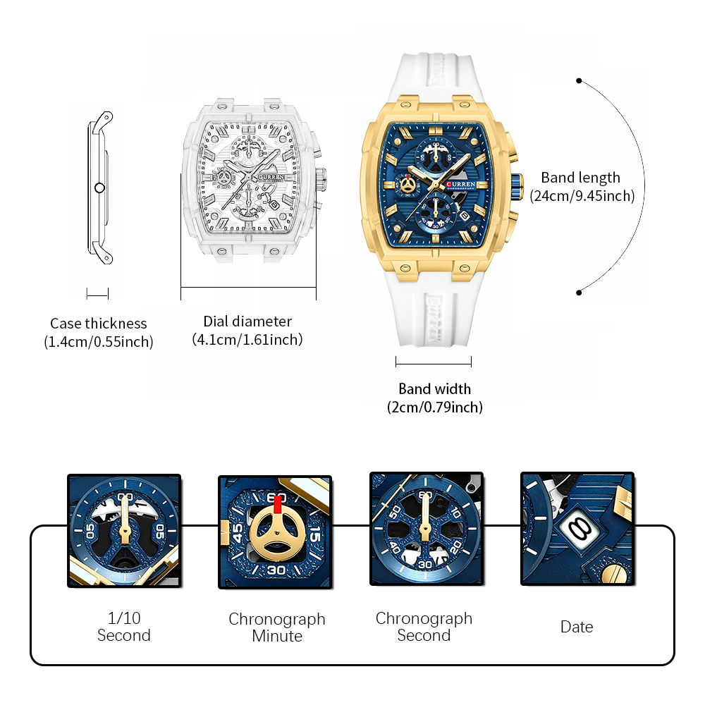 CURREN Luxury Vintage Watch fo - Jewellery Watches review and price
