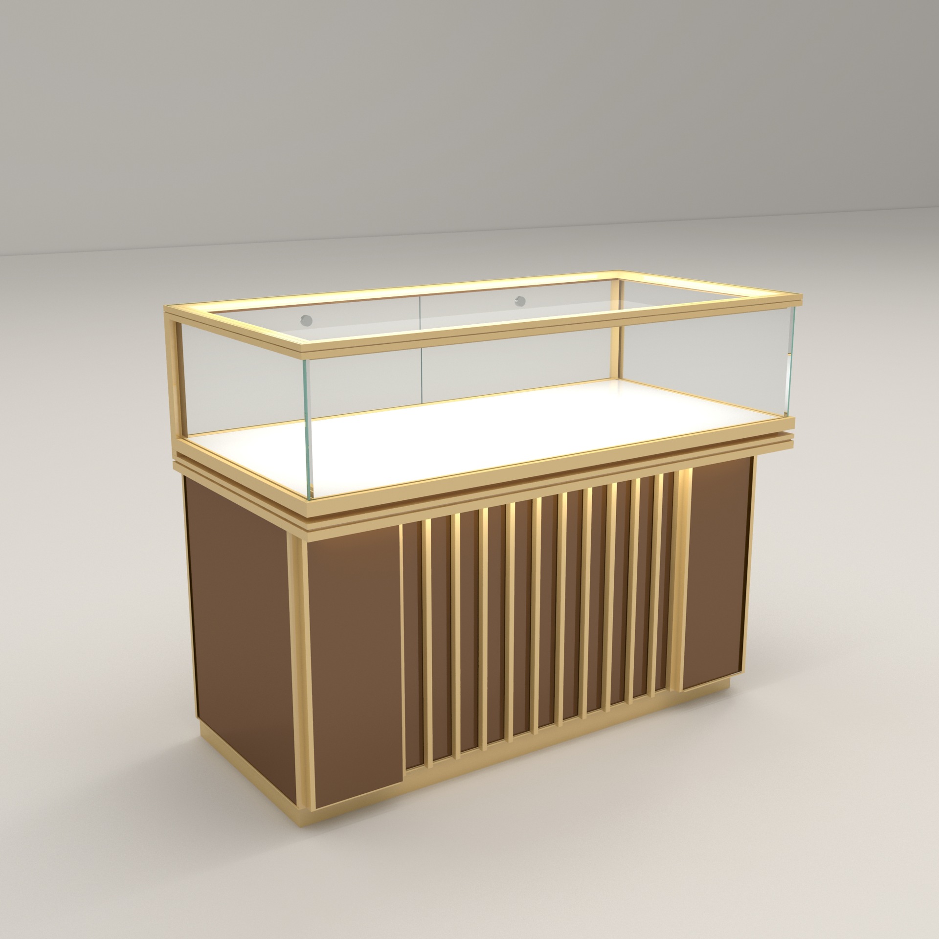 Glass jewelry display cabinet  - Jewelry And Watches Stores review and price