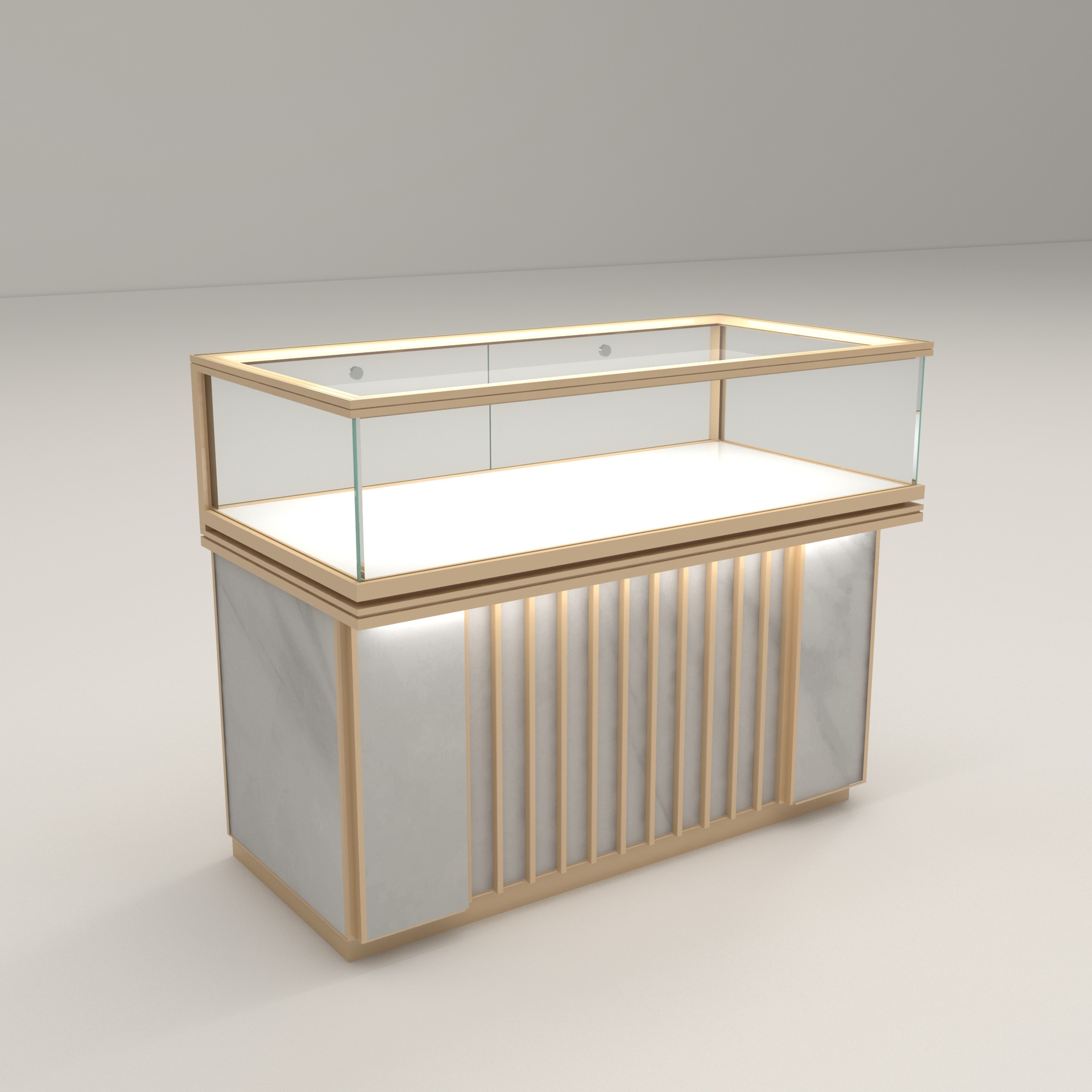 Glass jewelry display cabinet  - Jewelry And Watches Stores review and price