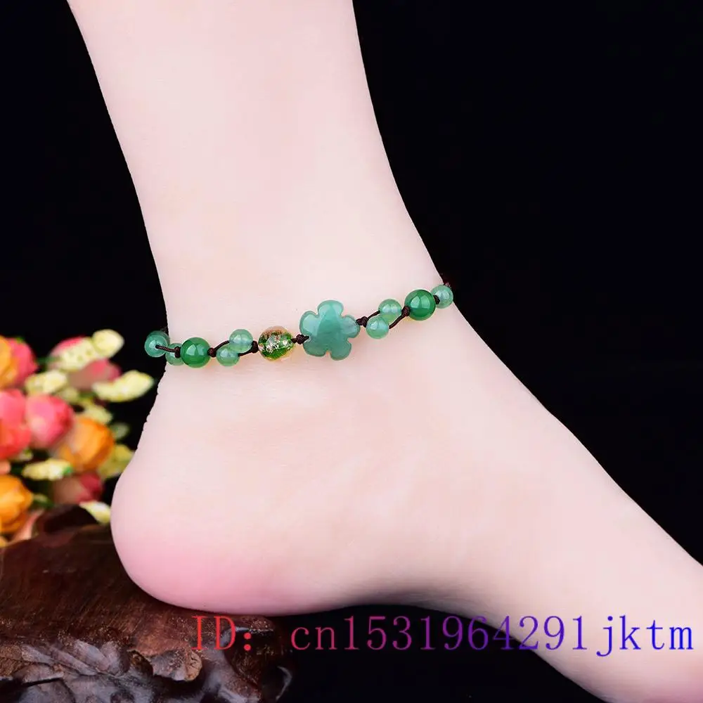 Jade Flower Anklets for Women  - Luxury Gifts Jewelry & Watches Namfleg Mostar review and price