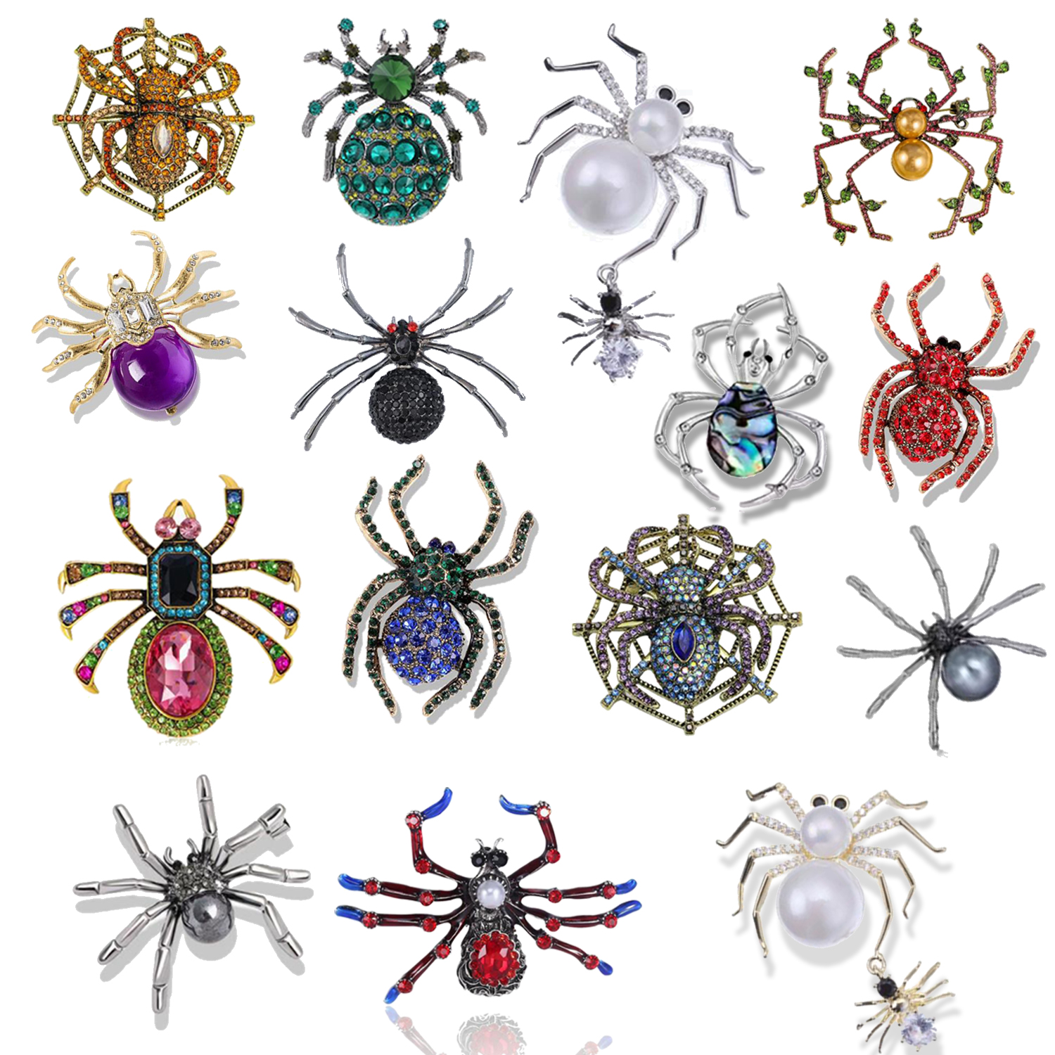 Hot Punk Exaggerated Spider Br - Al Ain Jewelry & Watches Exhibition 2025 review and price