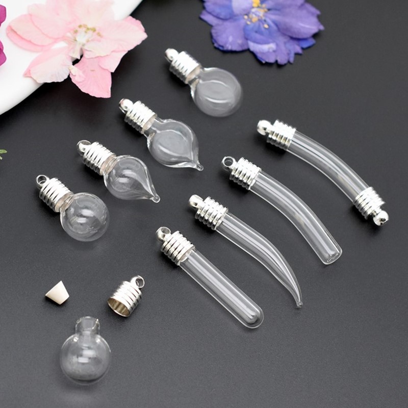 1pieces Glass Vial Pendants Si - Engraved Name Necklace review and price