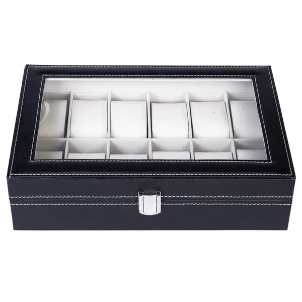 Elegant Leather Watch Display  - Jewelry Watch review and price
