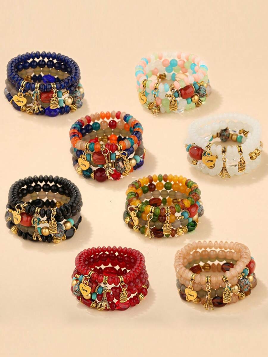1 Set Of 4pcs Boho Style Decor - Jewelry & Watches Store review and price