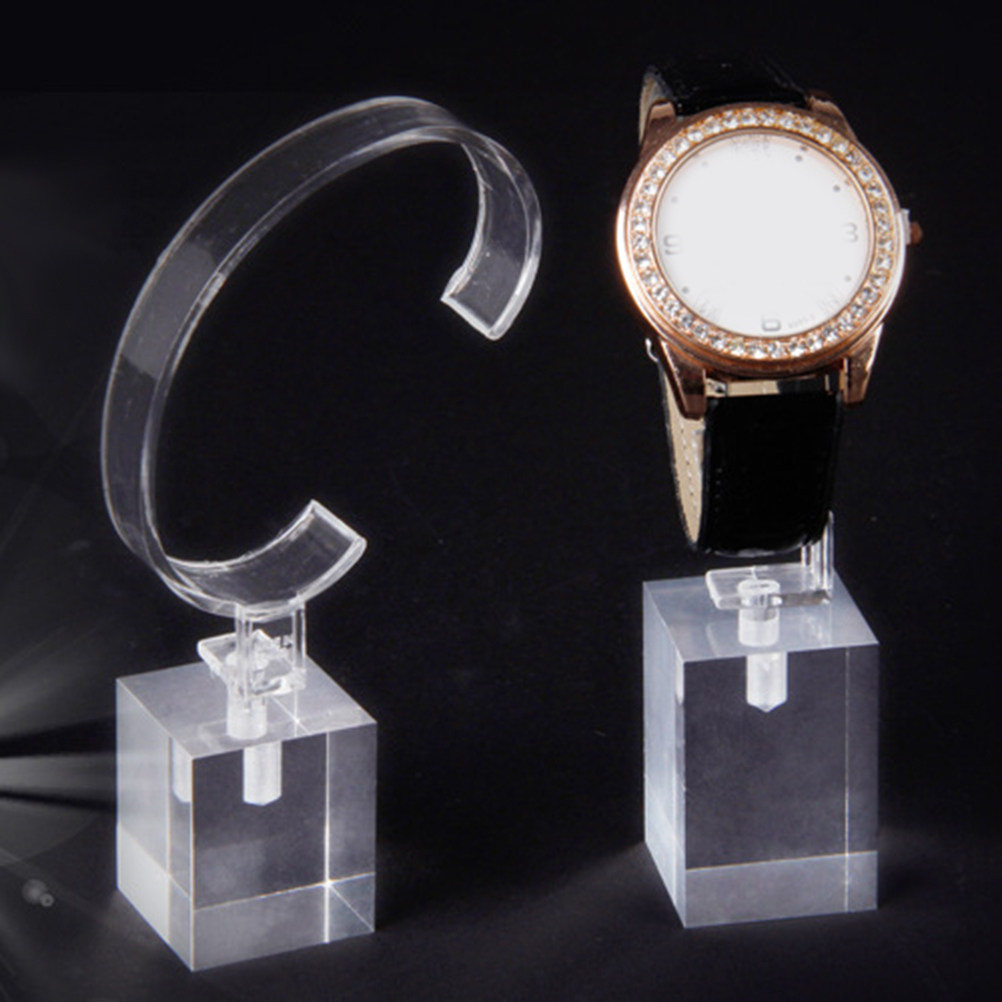 3Pcs Transparent Watch Display - Jewelry Shop Watches review and price