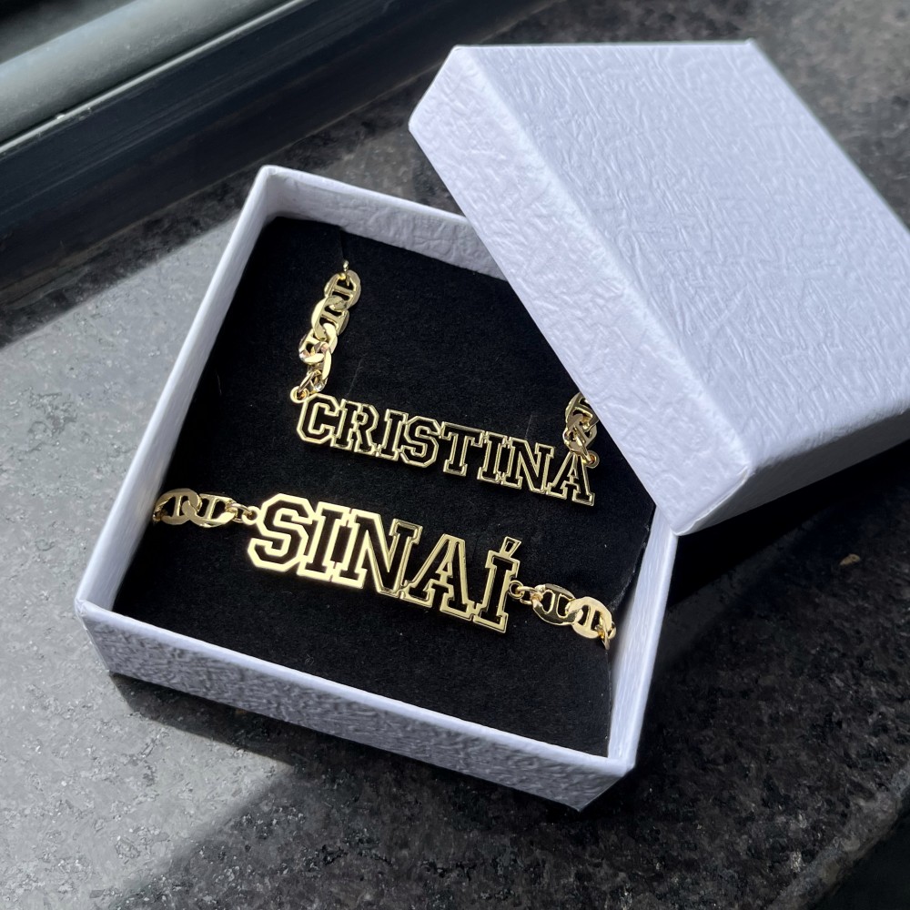 DUOYING Custom Name Hollow Nec - Engraved Name Necklace review and price