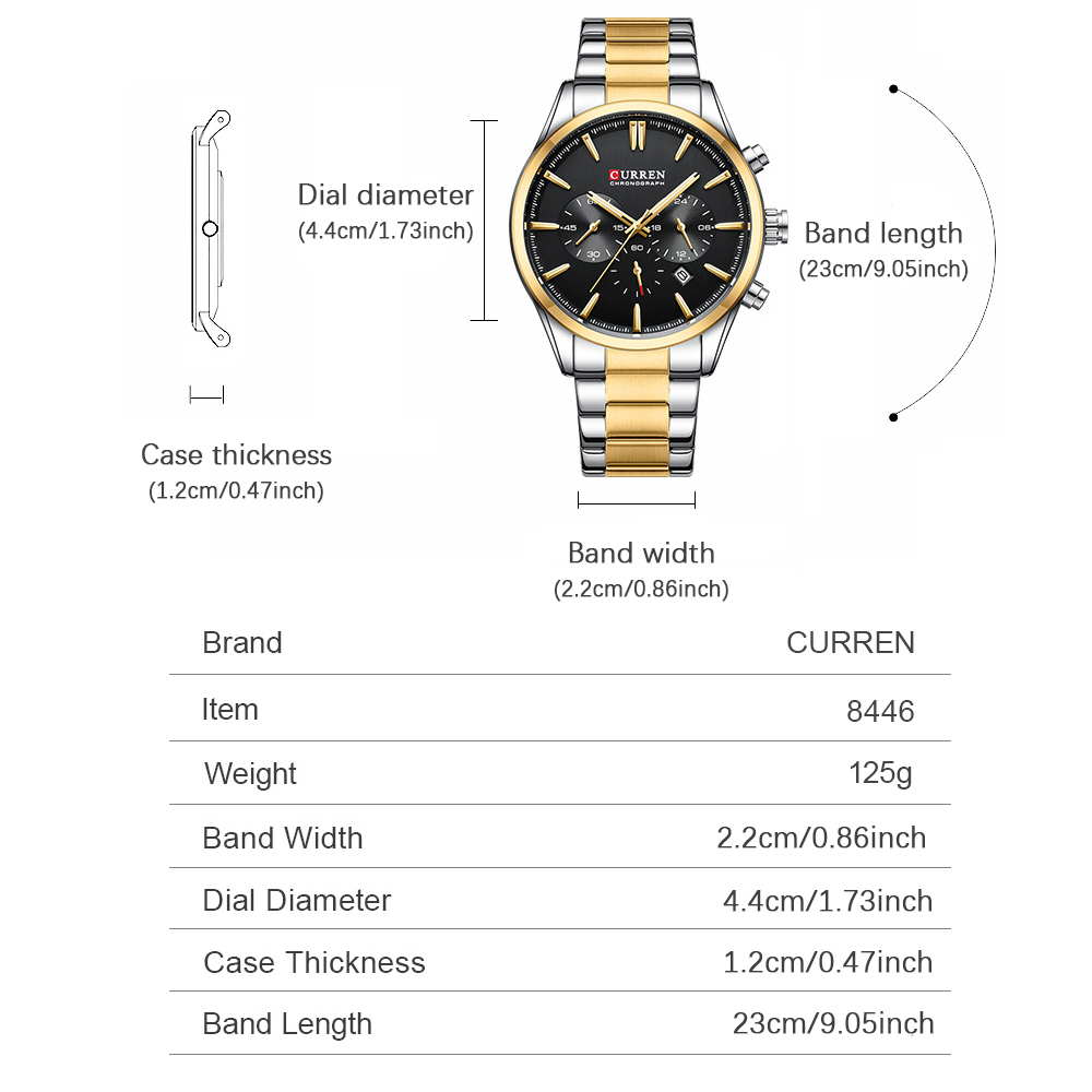 CURREN Casual Quartz Chrono Sp - Jewellery Watches review and price