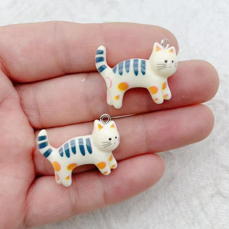 10pcs resin cartoon cat animal - Jewelry & Watches Store review and price
