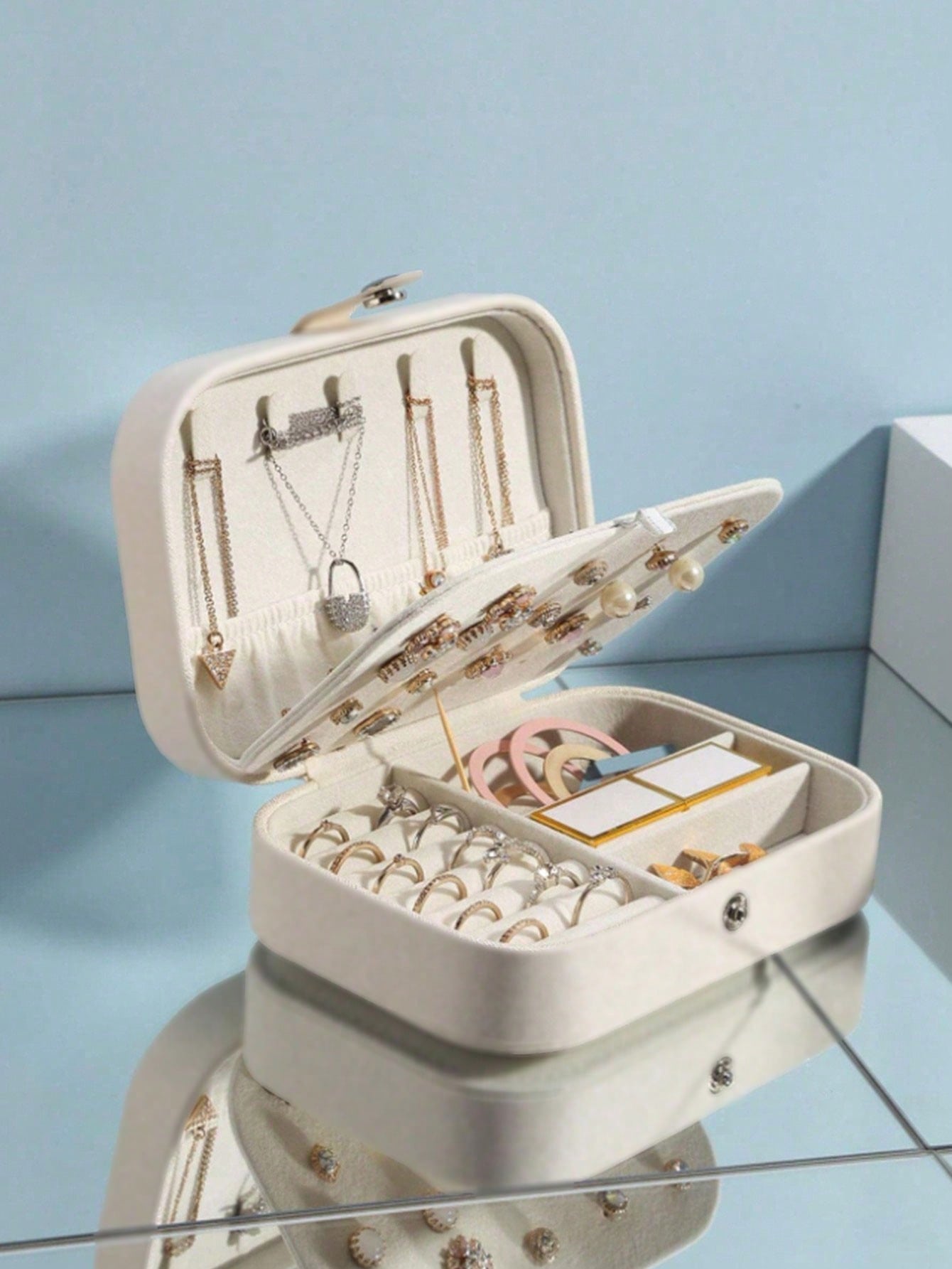 1 Rectangular Jewelry Box Pu J - Jewelry And Watches Stores review and price