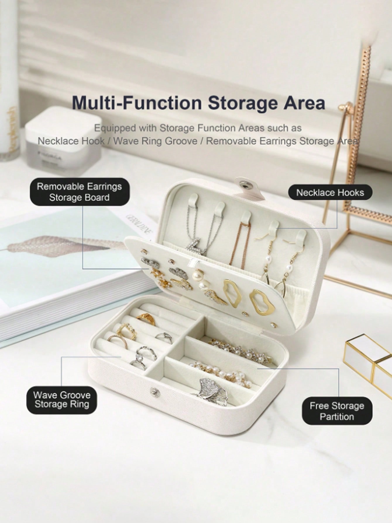 1 Rectangular Jewelry Box Pu J - Jewelry And Watches Stores review and price
