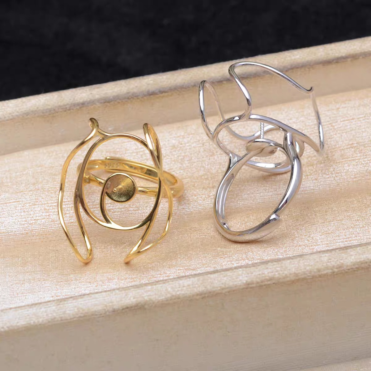 S925 Sterling Silver Adjustabl - Sterling Silver Ring review and price