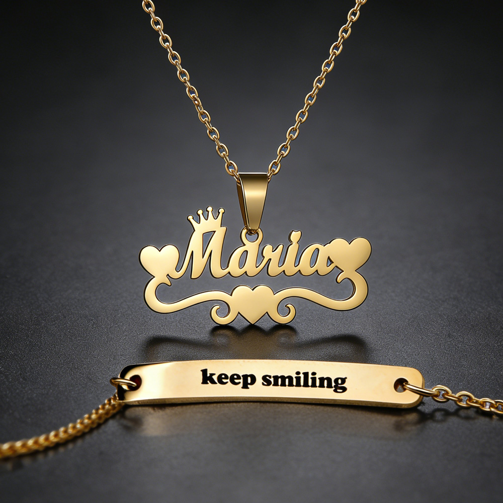 Personalized Custom Name Heart - Engraved Name Necklace review and price