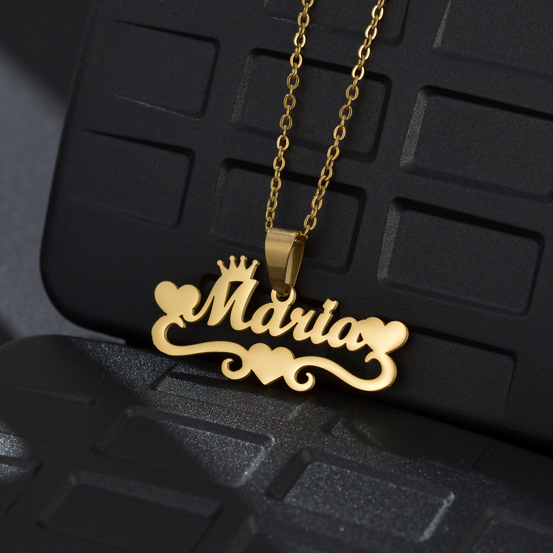 Personalized Custom Name Heart - Engraved Name Necklace review and price