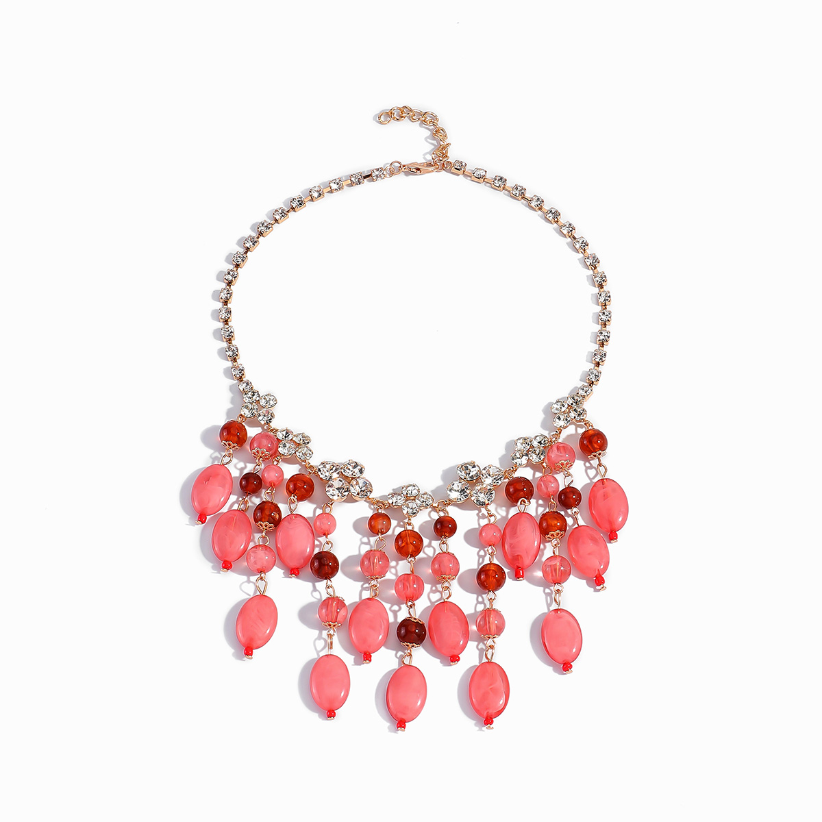 Trendy Pink Red Teardrop Beade - Jewelry & Watches Store review and price