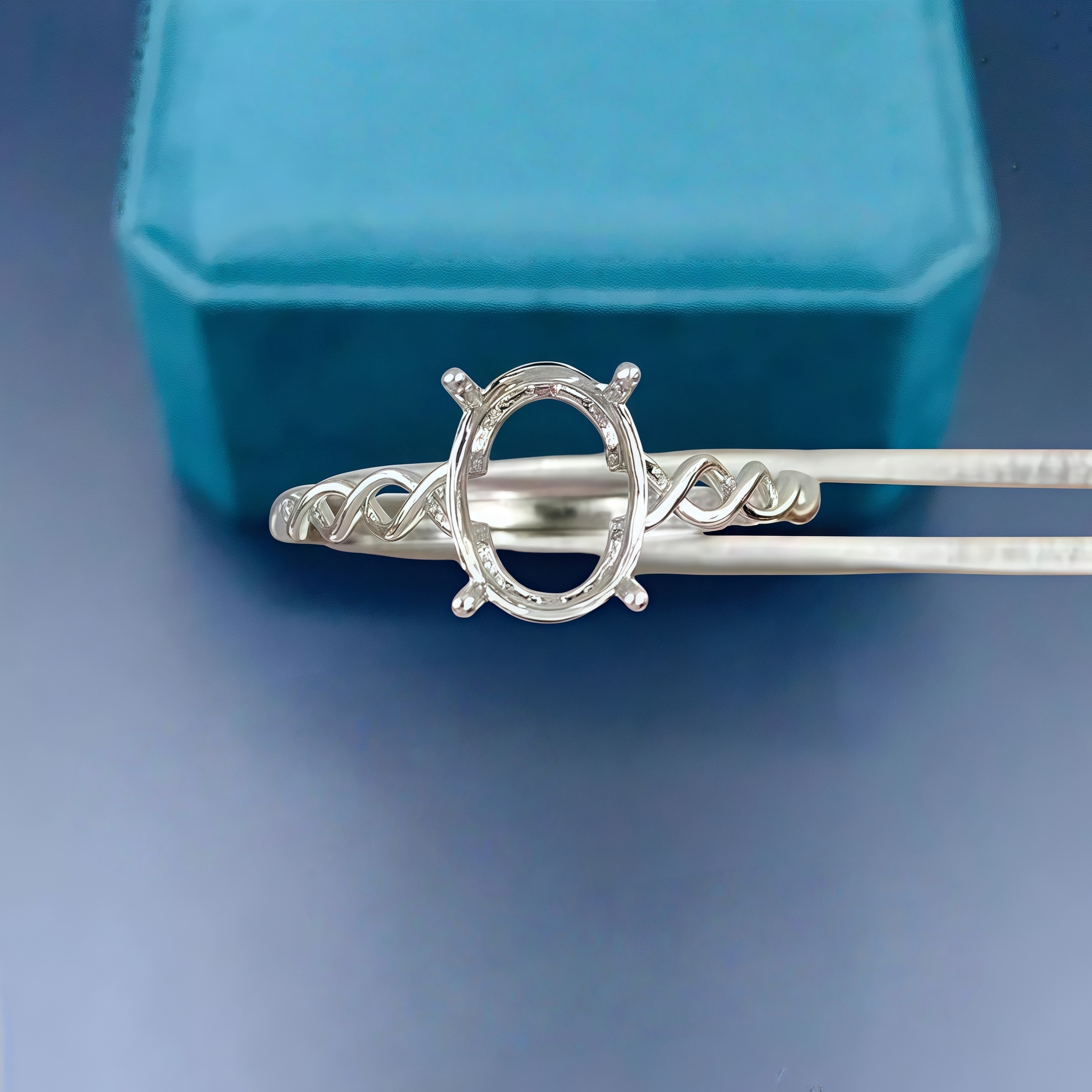 DIY Empty Ring Holder S925 Ste - Sterling Silver Ring review and price