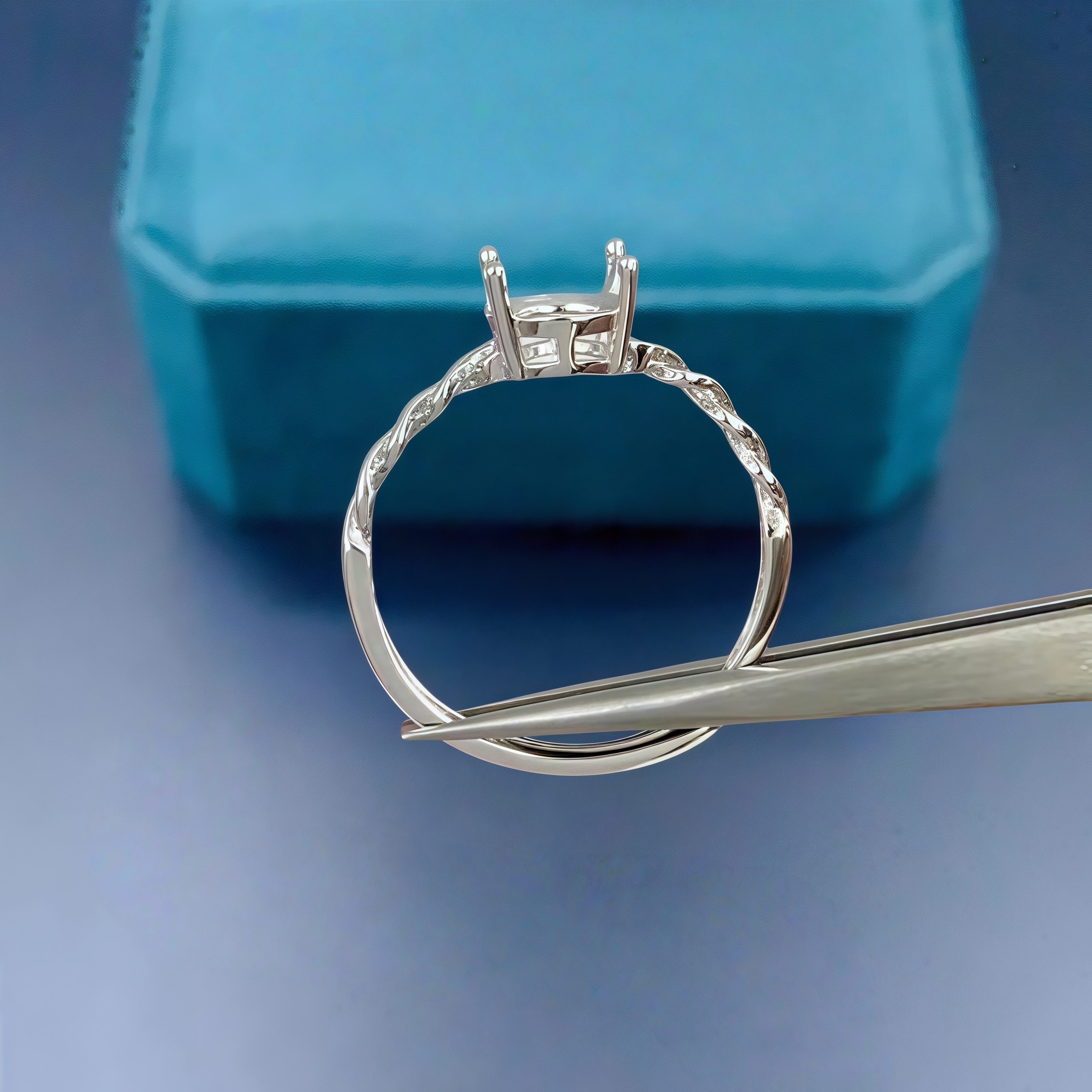 DIY Empty Ring Holder S925 Ste - Sterling Silver Ring review and price