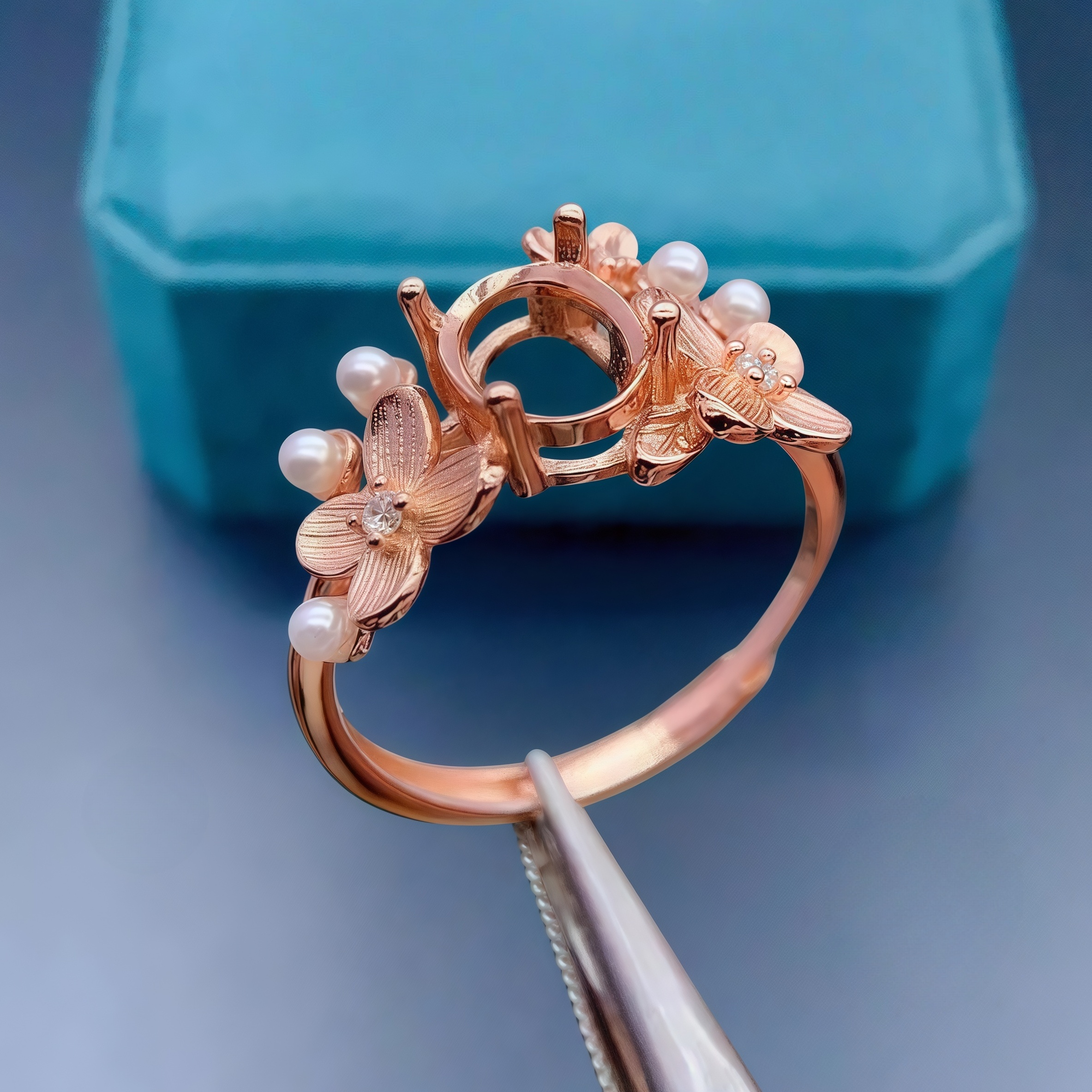 Setting 6*8mmEllipse Stone Fas - Sterling Silver Ring review and price